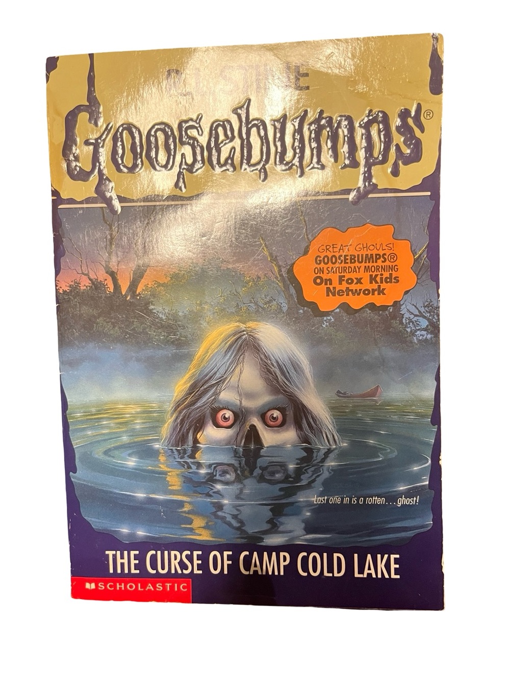 Goosebumps first edition #56  The Curse of Camp Cold Lake scary thriller  rare
